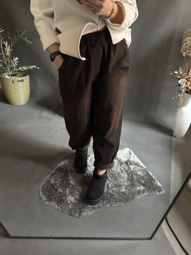 Džínové kalhoty Sun-UNI velikost-hnědé