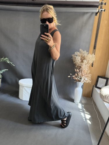 Overal SUN bavlna Oversize-antracit