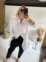 Košeľa Sun asymetrická-bielá