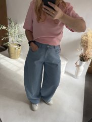 Džínsy Big do XL-baby blue