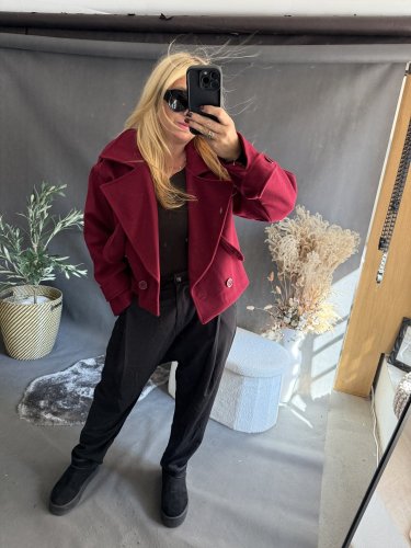 Kabátek Adéla-vínová