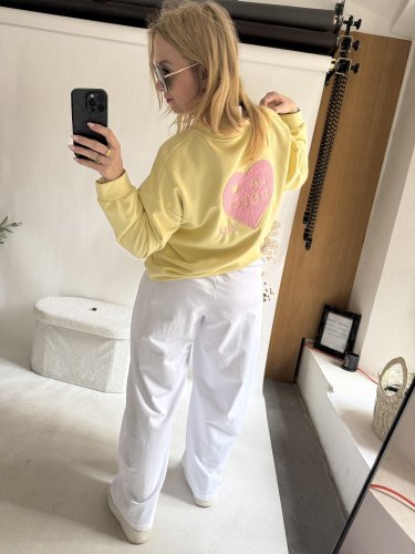 Mikina dolce-žlutá