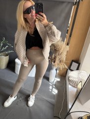Legíny Alo-XS-XL-béžové