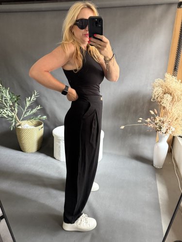 Nohavice Black -Lumina - Velikost: S