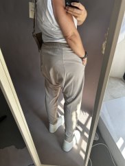 Tepláky nasrávacie Velvet-mocca