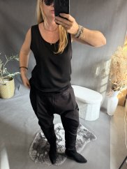 Tielko Čipka-čierné