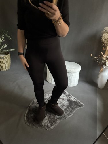 Legíny dole s pútkom-čierné