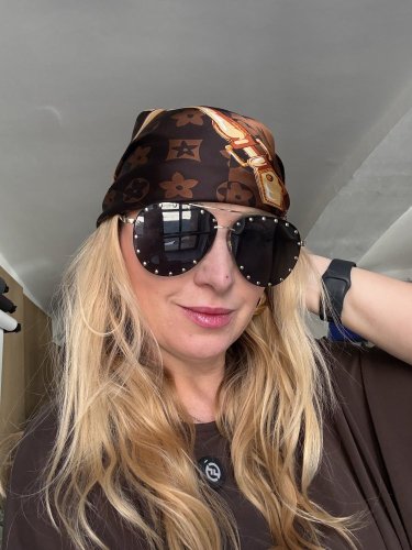 Šátek Luis-hnědá