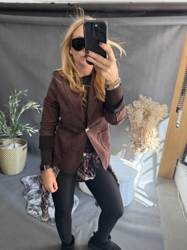 Sako Luisa velúr-hnedá