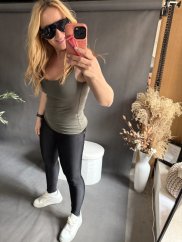 Tílko Diversa-široké ramínka na XS-M-khaki