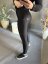 BODYSLIM LEGÍNY S PREŠITÍM - ČIERNá-nvý strih bez vreciek - Velikost: S