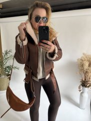 Krivák Rain zazeplený hnedý