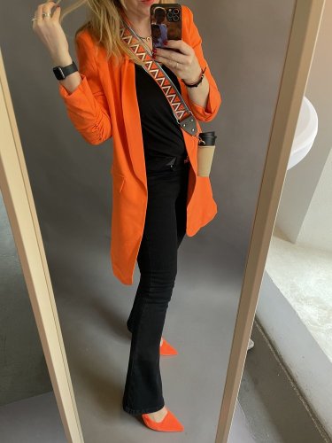 Sako Basic-neon oranžové dlouhé