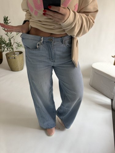 Džínsy Woman rovný strih