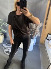 Tričká s vypchávkami UNI size-čierná