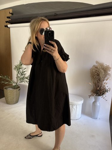 Šaty Balonový střih-černý