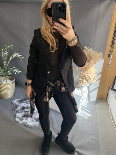 Sako Luisa velur-černá