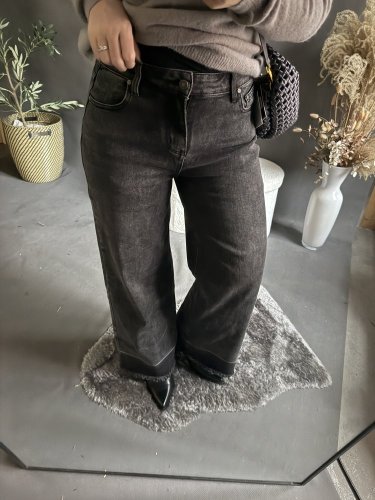 Džínsy Paris 2 šedo čierne