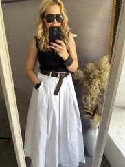 Sukňa Geneve-bielá