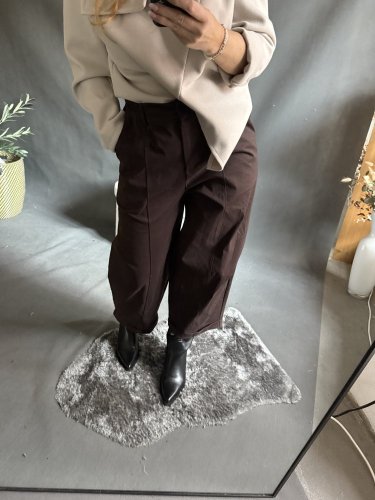 Nohavice Big Sun 3/4 dĺžka-hnedé