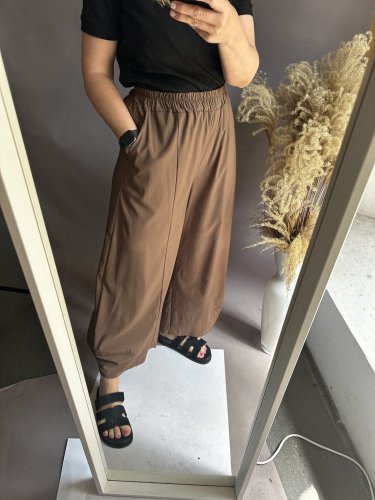 Nohavice široký strih SUN-UNI veľkosť-hnedá