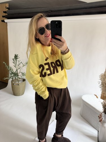 Mikina Apres-žlutá