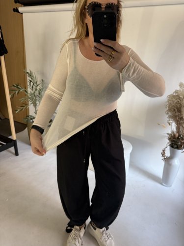 Tričko Cashmere-bielá off white
