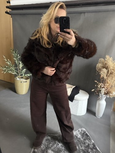 Kožúšok Stella-hnedý