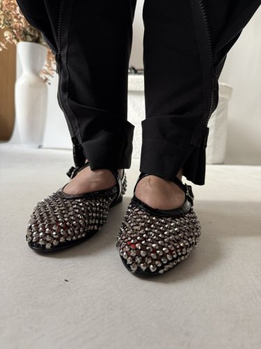 Balerínky s kamienky Sandy - Velikost: 41