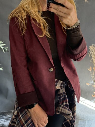 Sako Luisa velur-vínová