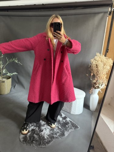 Kabát Teddy SUN-pink