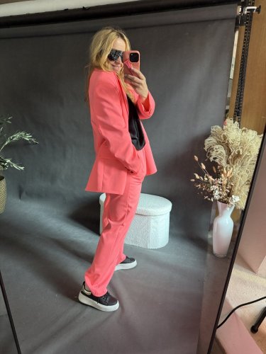 Komplet jarná GUSTO-neon růžový