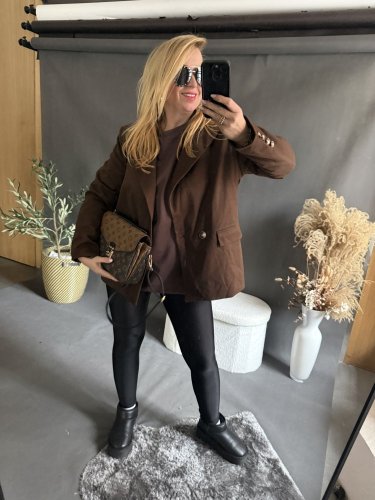 Sako Oversize zateplené hnědé