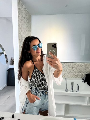 Lněná oversize košile Summer-bílá