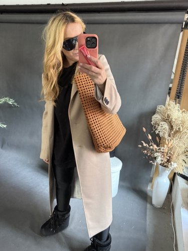 Kabelka NEW MODEL-veľká-cognac