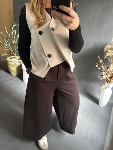 Nohavice SUN 2 bavlnené-hnedé- M-2XL