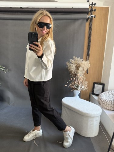 Kabátek Sun 2v1 s košilí-bílý