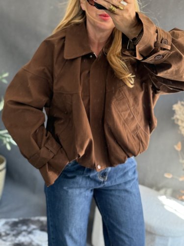 Bomber Mochy -hnedý