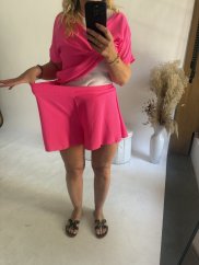 Set šortky a halenka-neon pink