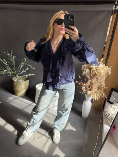 košeľa Leni-modrá