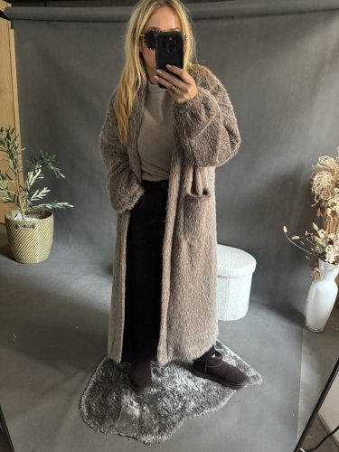 Kabát/cardigan Meccuch-Mocca