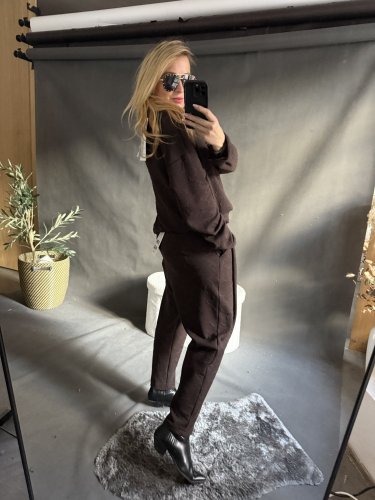 Set mikina a nohavice SUN-hnedá