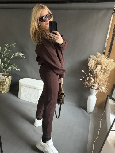 Súprava M-veľkosť UNI odporúčame na XS-L-hnedá