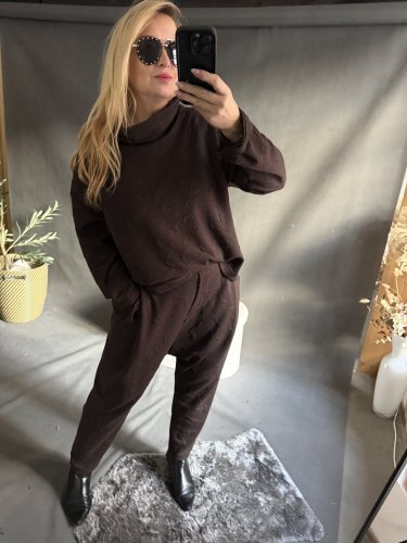 Set mikina a nohavice SUN-hnedá