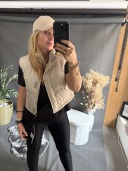 Vesta Crop S/M a L/XL-béžová