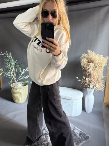 Mikina Merry Christmas-bílá