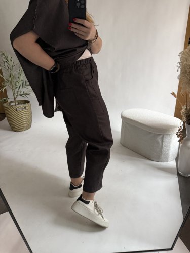 Nohavice Sun s tmavým zadným vreckom