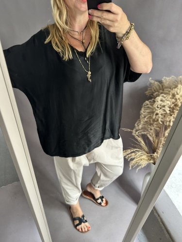 Bluza Liame-UNI SIZE na XS-XL-černá