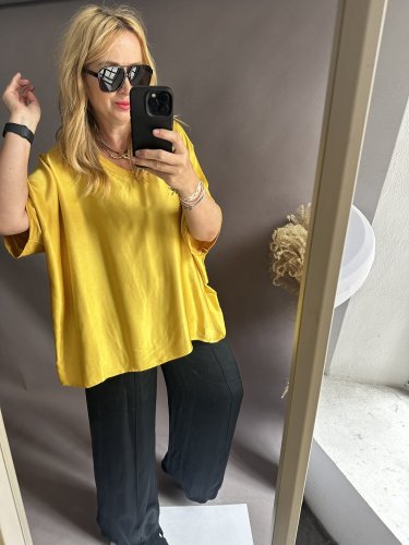 Bluza Liame-UNI SIZE na XS-XL žltá