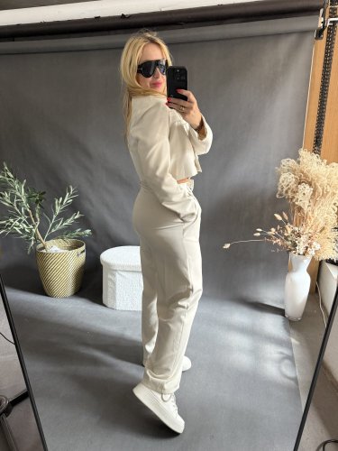 Kostýmček Adela-béžový